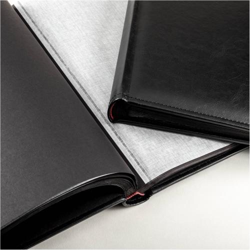 Walther De Luxe Fotoalb. 28x30,5 50 schwarze Seiten        FA386B