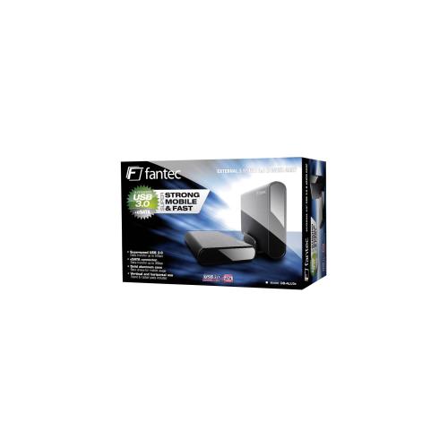FANTEC DB-ALU 3 e schwarz 3,5" Gehäuse USB 3.0 eSATA