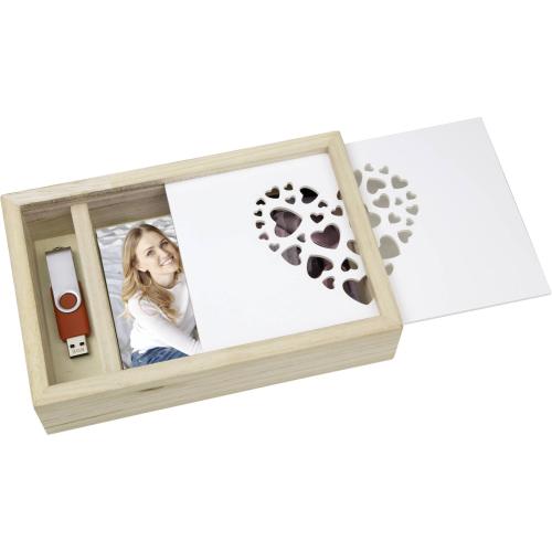 ZEP Love Box USB           15x20 Holz für Fotos und Stick  CZ1268