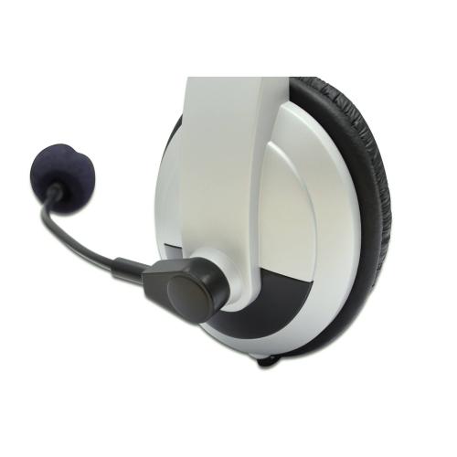 DIGITUS Stereo Multimedia Headset mit Mikrofon 1,8m