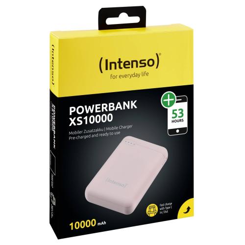 Intenso Powerbank XS10000 rosé 10000 mAh inkl. USB-A to Type-C