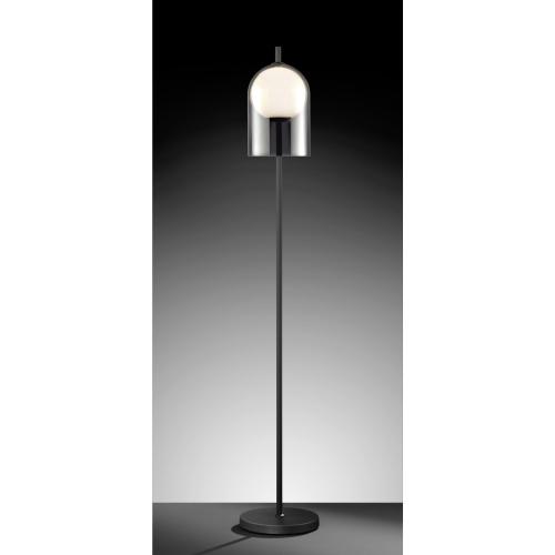WOFI LED Standleuchte GRAYS schwarz 28W