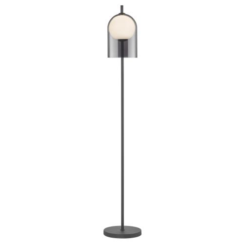 WOFI LED Standleuchte GRAYS schwarz 28W