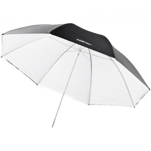 walimex 2in1 Reflex-& Durchlichtschirm weiß, 109cm