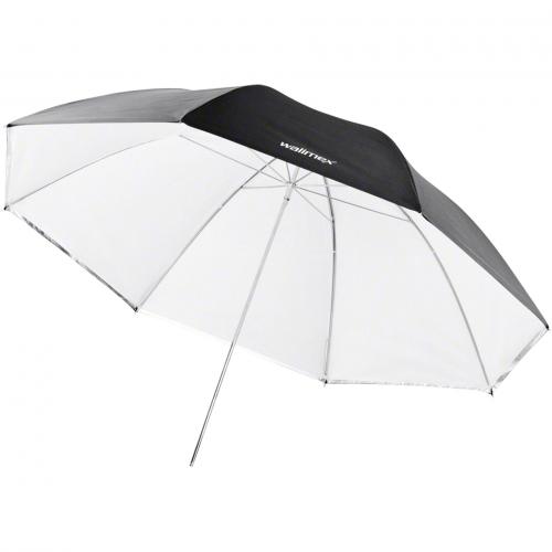 walimex 2in1 Reflex-& Durchlichtschirm weiß, 84cm