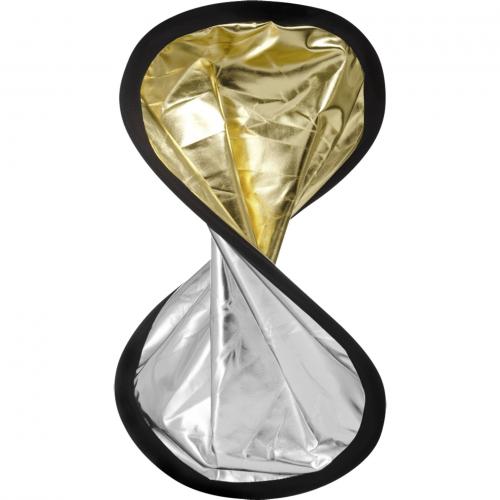 walimex Doppelreflektor silber/gold, 30cm