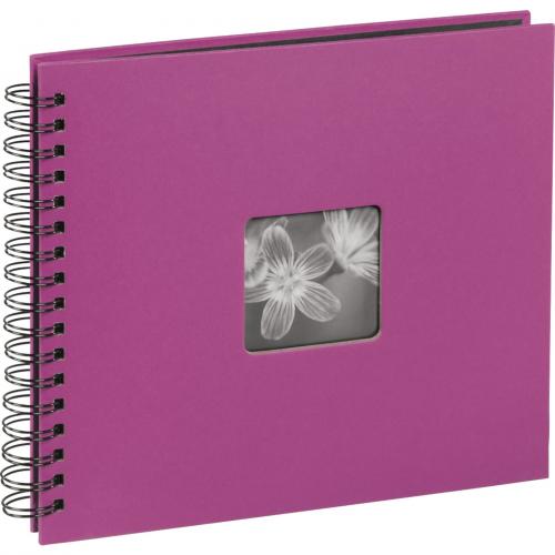 Hama "Fine Art" Spiral pink 36x32 50 schwarze Seiten   10608
