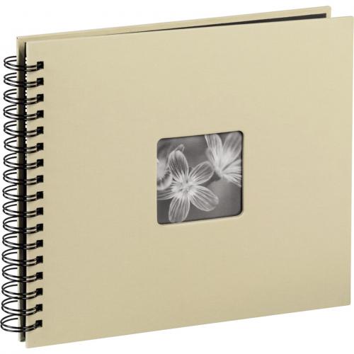 Hama "Fine Art" Spiral taupe 36x32 50 schwarze Seiten   10609