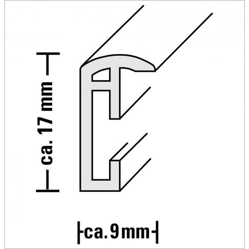 Hama Madrid stahl          20x30 Kunststoff                 34984