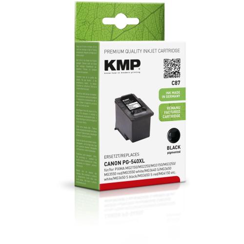 KMP C87 Tintenpatrone schwarz kompatibel mit Canon PG-540 XL