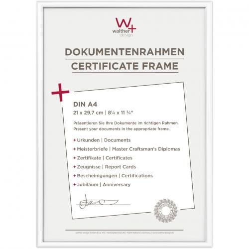 Walther New Lifestyle    21x29,7 Kunststoff weiß DIN A4    KV130W