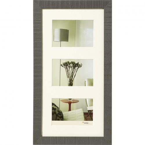 Walther Home             3x13x18 Holz grau                 HO338D