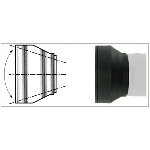 Kaiser Gegenlichtblende 77mm 3 in 1 faltbar
