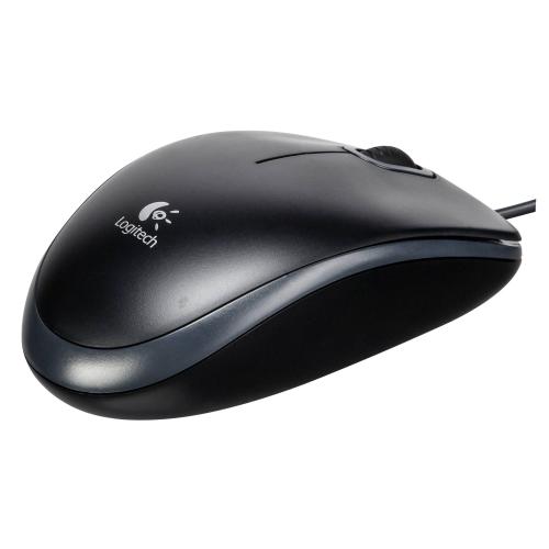 Logitech B100 Optical USB Mouse black OEM