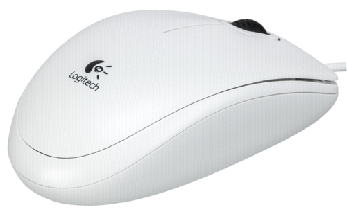 Logitech B100 Optical USB Mouse white OEM