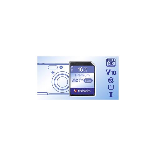 Verbatim SDHC Karte         16GB Class 10
