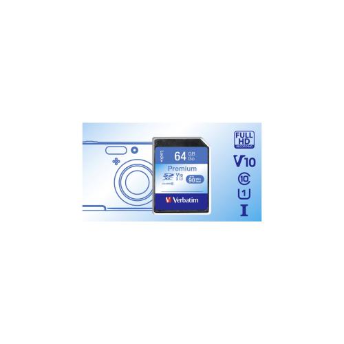 Verbatim SDXC Karte         64GB Class 10