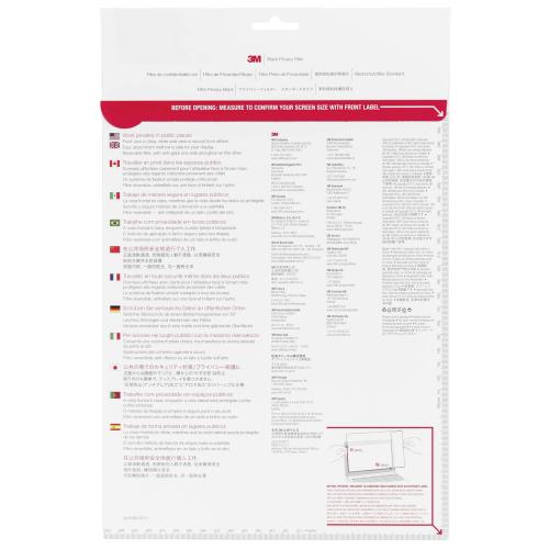 3M PF150 Blickschutzfilter Black für 38,1cm (15,0") 4:3