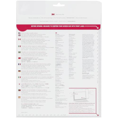 3M PF240W9 Blickschutzfilter Black für 61,0cm (24,0") 16:9