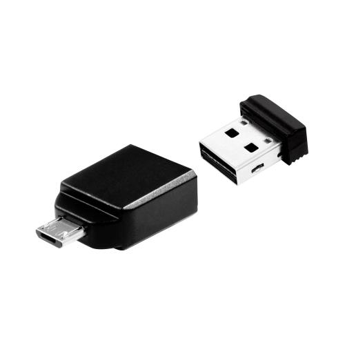Verbatim Store n Stay Nano  16GB USB 2.0 + OTG Adapter micro USB