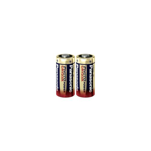 1x2 Panasonic Photo CR 123 A Lithium