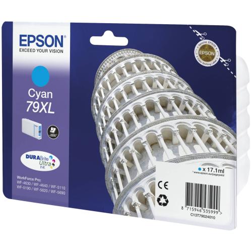 Epson DURABrite Ultra Ink 79 XL Tintenpatrone cyan        T 7902