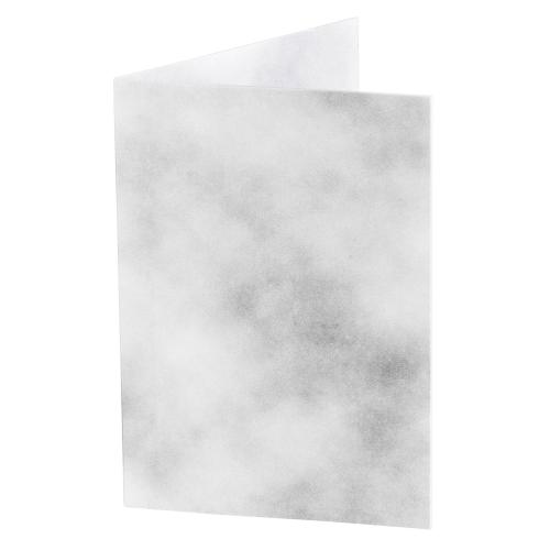 1x100 Daiber Bewerbungsbildmappe Wolkendesign grau 36x50mm