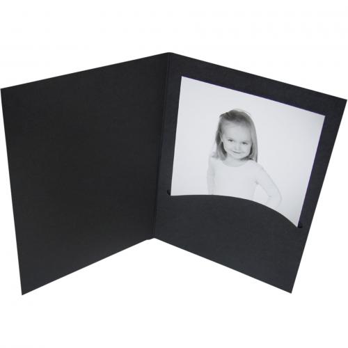 1x100 Daiber Portraitmappen "Profi-Line" 10x15 schwarz
