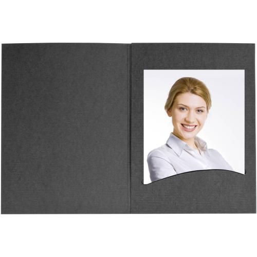 1x100 Daiber Passbildmappen "Profi-Line" bis 7x10 cm schwarz