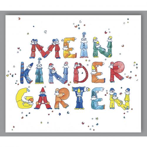 1x25 Daiber "Clowns-Mein Kinder- Garten" Kinder Portraitmappen