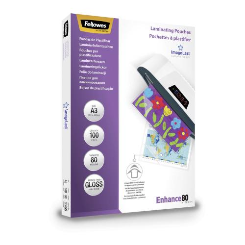 Fellowes ImageLast A3 80 mic - 100 Stück