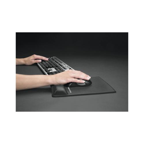 Fellowes Health-V Stoff Mauspad schwarz