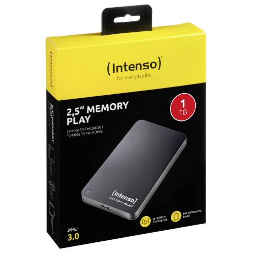 Intenso Memory Play          1TB 2,5" USB 3.0 inkl Halterung