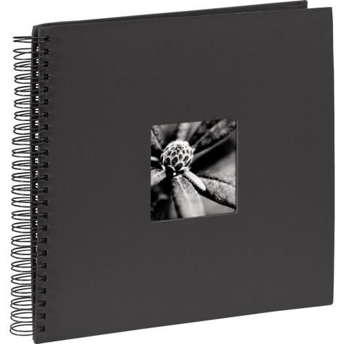 Hama "Fine Art" Spiral schwarz 36x32 50 schwarze Seiten  090140