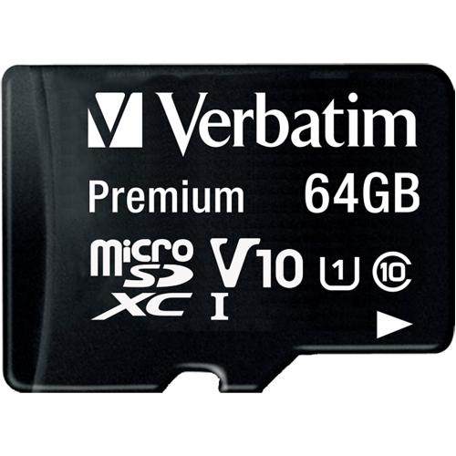 Verbatim microSDXC          64GB Class 10 UHS-I incl Adapter