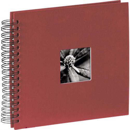 Hama "Fine Art" Spiral bordeaux 28x24 50 schwarze Seiten   90149