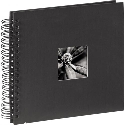 Hama "Fine Art" Spiral schwarz 28x24 50 schwarze Seiten   90145