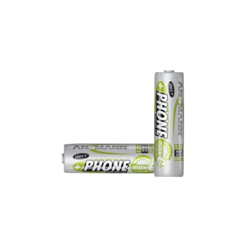 1x2 Ansmann maxE NiMH Akku Mignon AA 800 mAh DECT PHONE