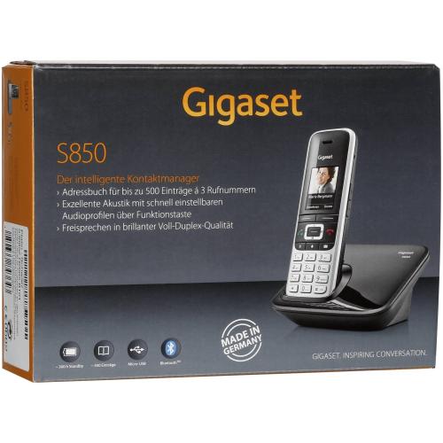 Gigaset S850 platin/schwarz