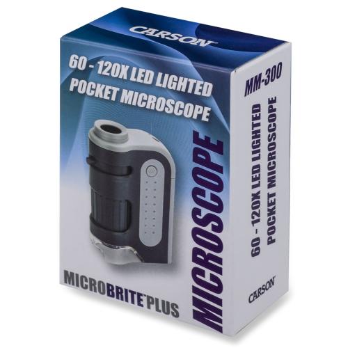 Carson MM-300 Mikroskop mit LED 60-120 fach