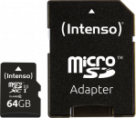 Intenso microSDXC Card      64GB Class 10 UHS-I Premium