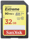 SanDisk Extreme SDHC Video  32GB 90MB/s V30    SDSDXVE-032G-GNCIN