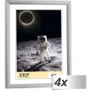 4x1 ZEP New Easy silber    30x40 Kunststoff  Rahmen           KL5